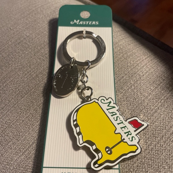 Masters Key Fob Masters Tournament Augusta National. USA Map yellow/ chrome - Picture 6 of 6